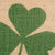 Shamrock 19.25" Fringed Placemats Set of 6 for St. Patrick's Day