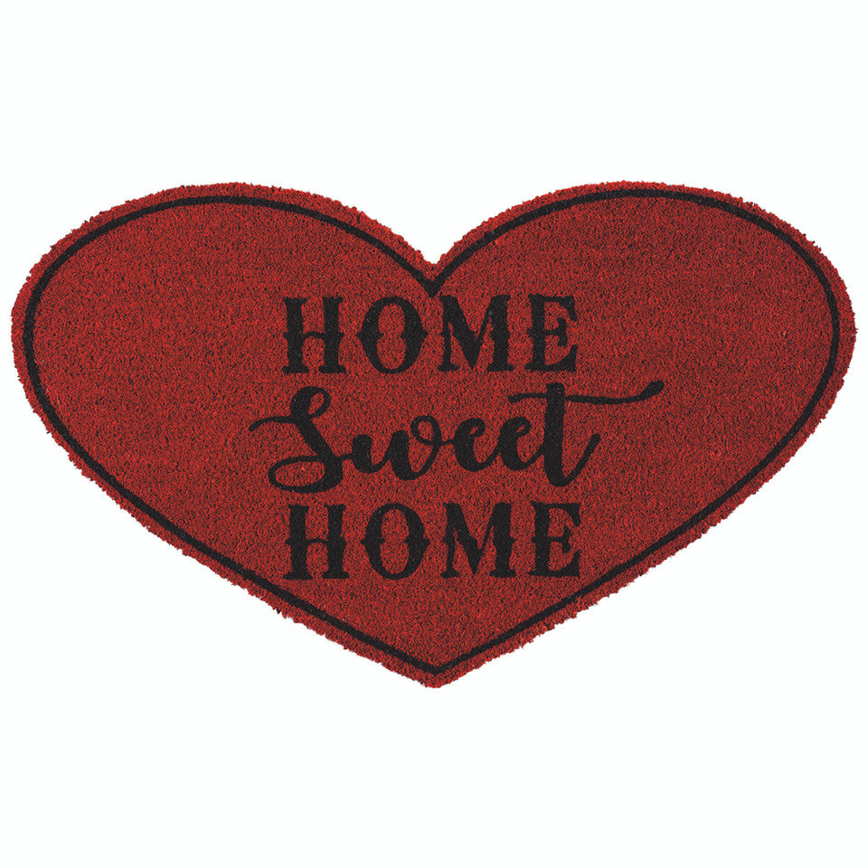 Home Sweet Home Heart Decorative Doormat 30" for Home