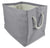 Rectangular Woven Paper Basket 17-Inch (Gray)