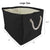 Rectangular Woven Paper Basket 17-Inch (Gray)
