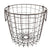 Bronze Storage Basket for Home Decor