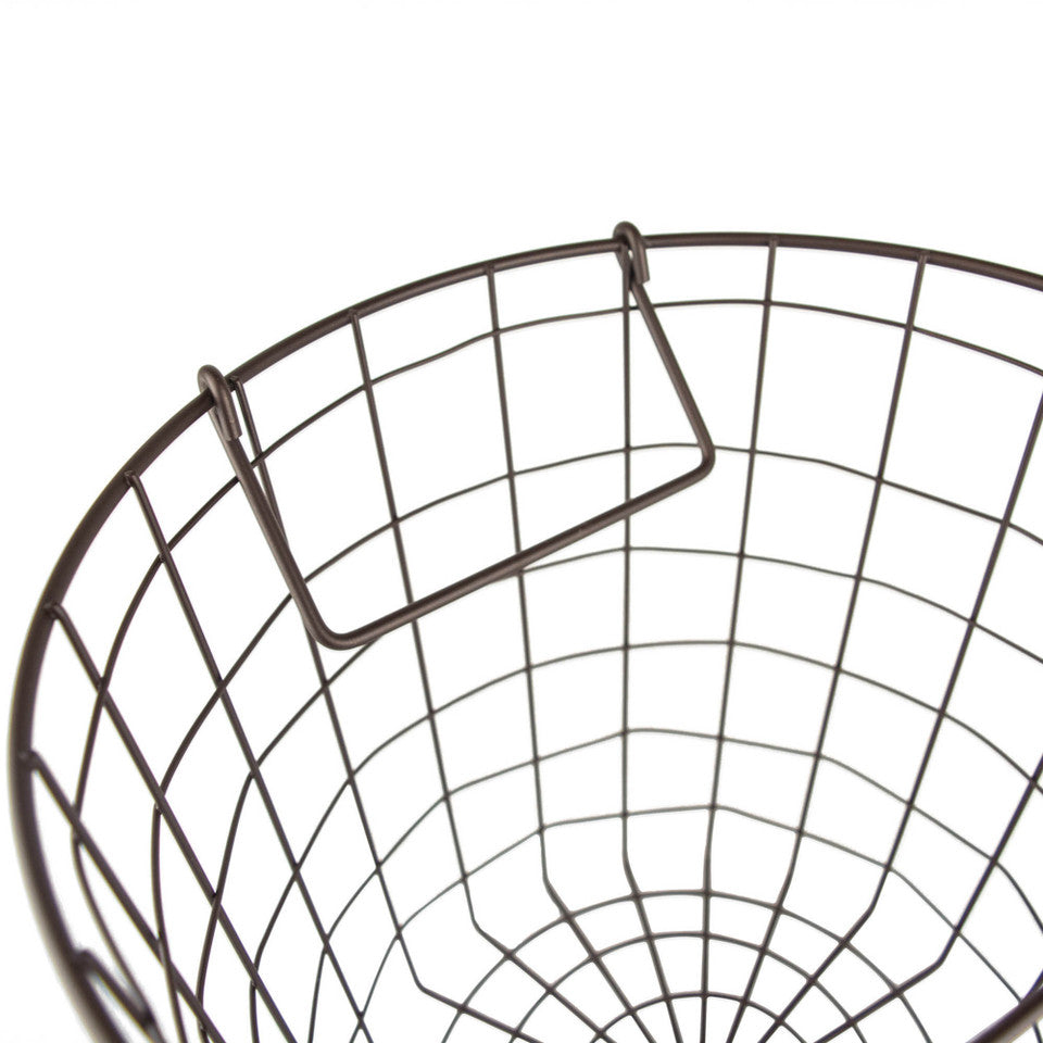 Bronze Storage Basket for Home Decor