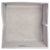 Fabric Cube Bin 13" Gray and White Striped for Home Storage