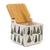 Ceramic Canister Pine Tree Christmas for Storage 5.25"