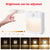 Motion Sensor Cabinet Light LED Night Lights for Bedside Bedroom Corridor Wireless Night Lamp Lighting (US 110V- White)