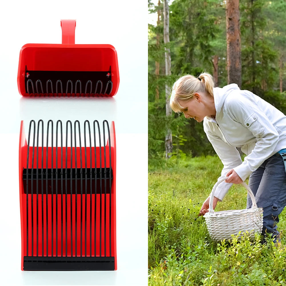 Ergonomic Berry Picker Scoop Rake with Handle