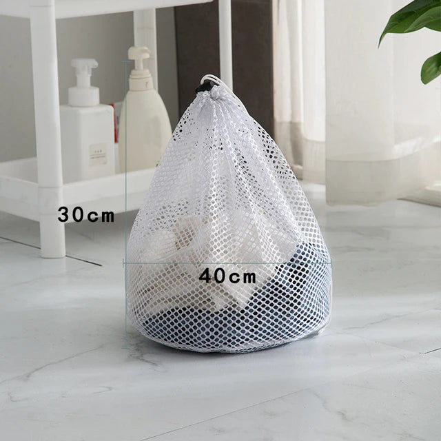 Large Mesh Laundry Bag (30x40cm) - Organizer for Bras, Socks, Underwear, Shoes