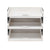 Wooden Mail Letter Tray 3 Shelves (White)
