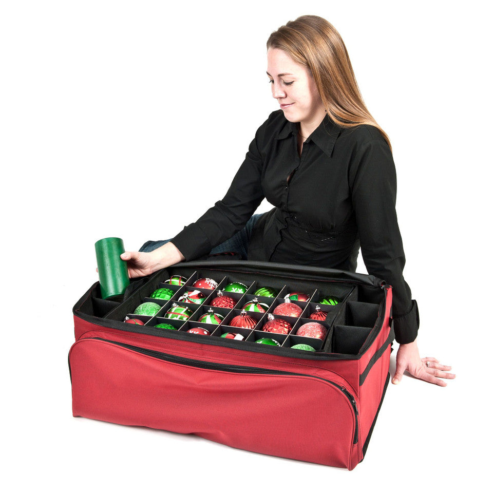 Christmas Ornament Pro Storage Bag with 3 Trays