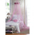 Pink Princess Bed Canopy with Crown 104"