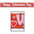 Metallic Fringe Banner 5FT Hanging Decoration for Valentines Day Decor