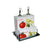 5-Piece Porcelain L'Olive Le Tomate Appetizer Set with Tray