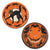 Paper Party Dinner Plates 96" Orange and Black Vintage Halloween, Pack of 96