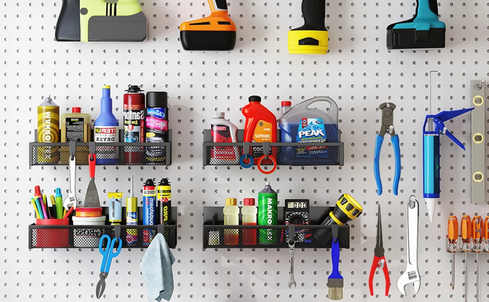 Magnetic Spice Rack Organizer for Fridge Side, 5-Pack