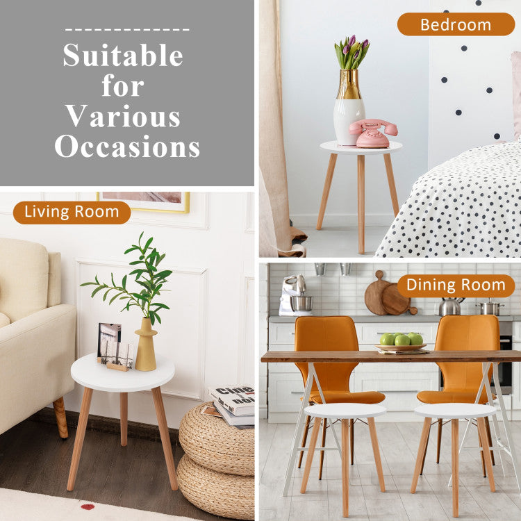 Modern Round Coffee Table 16 Inch for Home