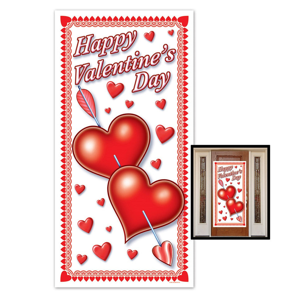 Happy Valentines Day Door Cover Pack of 12 for Party Decoration