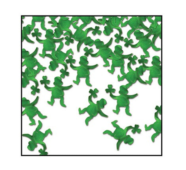 Pack of 6 Green Leprechaun St. Patrick's Day Celebration Confetti Bags