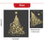 1PC Large Golden Christmas Tree Window Cling (Gold)