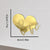 10pcs Gold Acrylic Heart Shaped LOVE Cake Topper for Wedding Valentine's Day Party