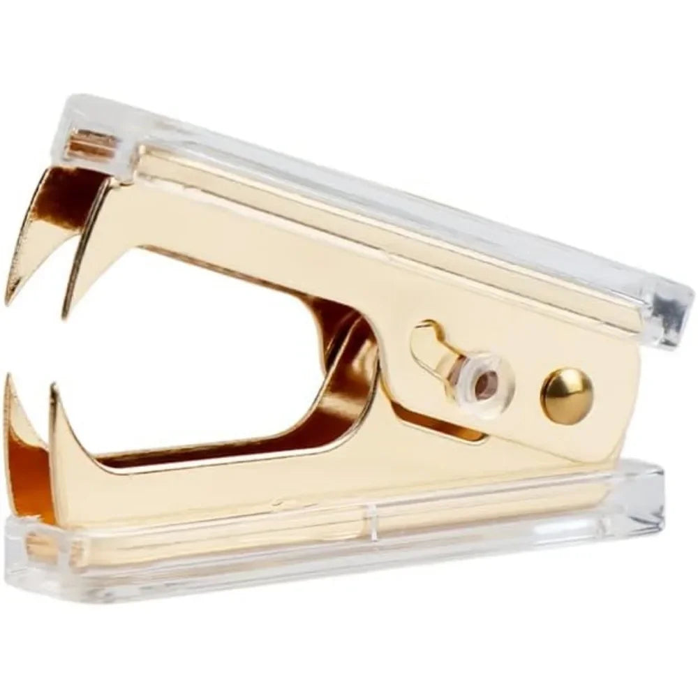 Cute Gold Staple Remover for Desk Accessories (Gold)