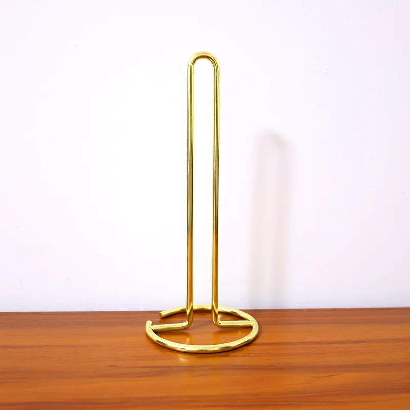 Kitchen Roll Paper Towel Holder (Gold)