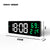 9” Digital Wall Clock Large LED Screen (Green)