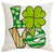 Green Gnome Lover Pillowcase for St. Patrick's Day (45x45cm)