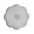 Flower Shape Silicone Floor Drain Cover Mesh Sink Strainer (Gray)