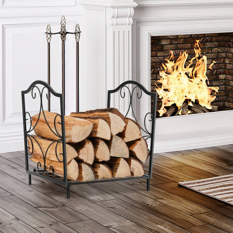 Heavy Duty Steel Firewood Log Rack