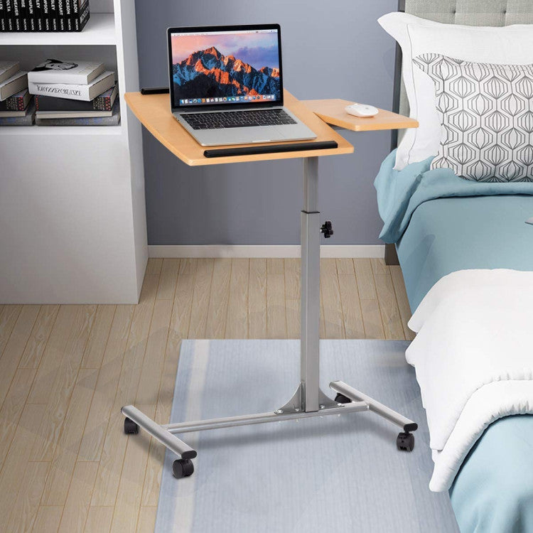 Laptop Desk Adjustable With Stand Holder And Wheels