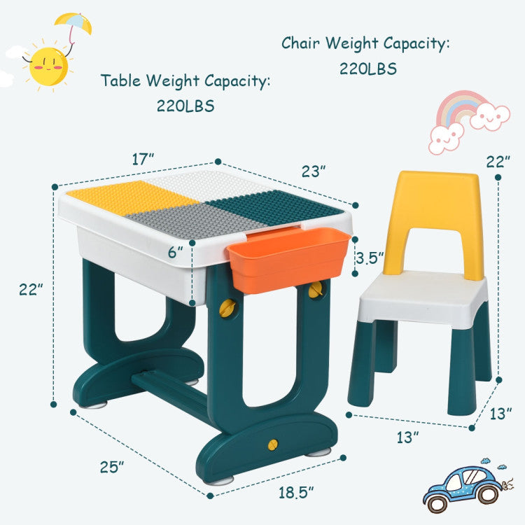 Kids Activity Table Set 5-in-1