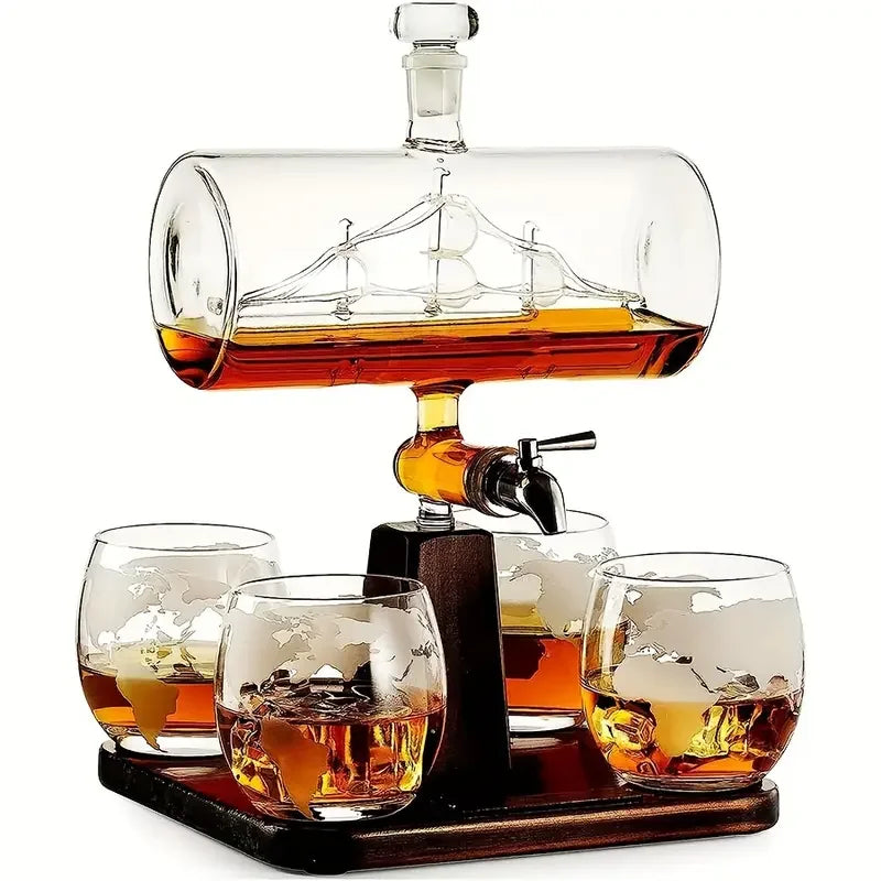 Smooth Sailing Decanter Set (5-Piece)