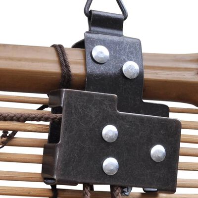 Natural Brown Bamboo Roller Blinds 47.2&quot; x 86.8&quot;