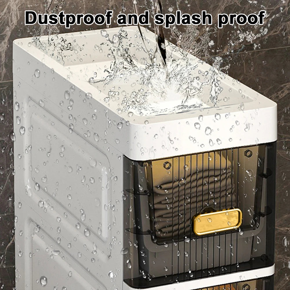 Slim 5-Tier Narrow Bathroom Storage Cabinet