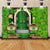 Green Clover Shamrocks Leprechaun Party Backdrop