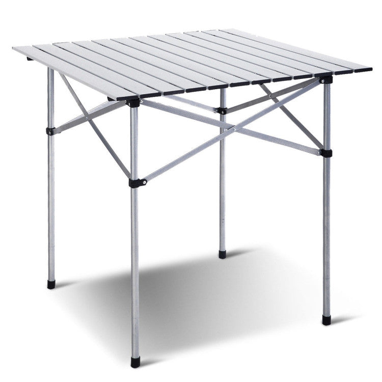 Roll Up Portable Aluminum Table for Outdoor and Indoor