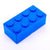 Stackable Building Blocks Organizer Large 1-Pack (Blue)