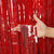 Red Tinsel Fringe Curtain 2 Meter for Party Decoration