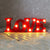 Love Heart LED Lamp for Wedding Party Romantic Night Light (Red)