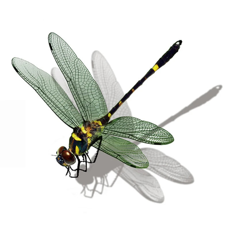 3D Dragonfly Wall Sticker 1 Piece for Living Room & Garden, 3.9"