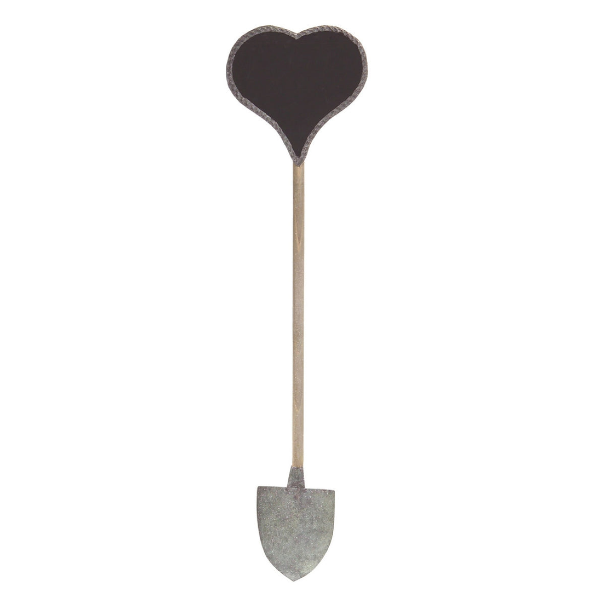 Heart-Shaped Chalkboard Garden Stake 26.25&quot; Outdoor Decor