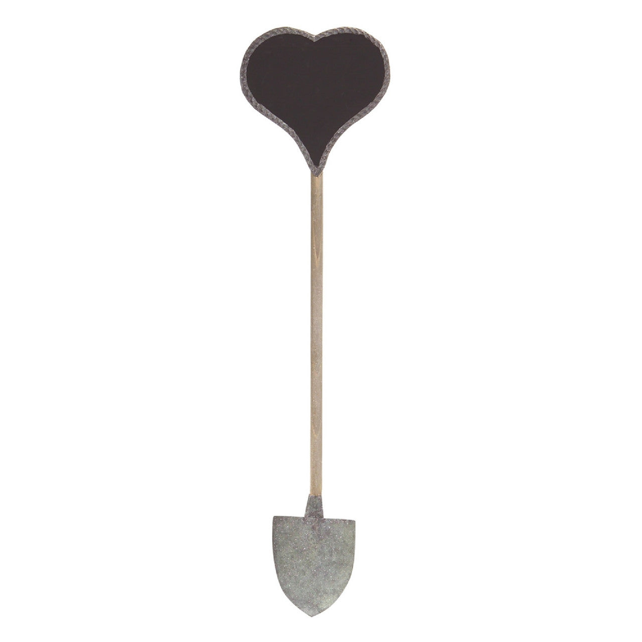 Heart-Shaped Chalkboard Garden Stake 26.25" Outdoor Decor