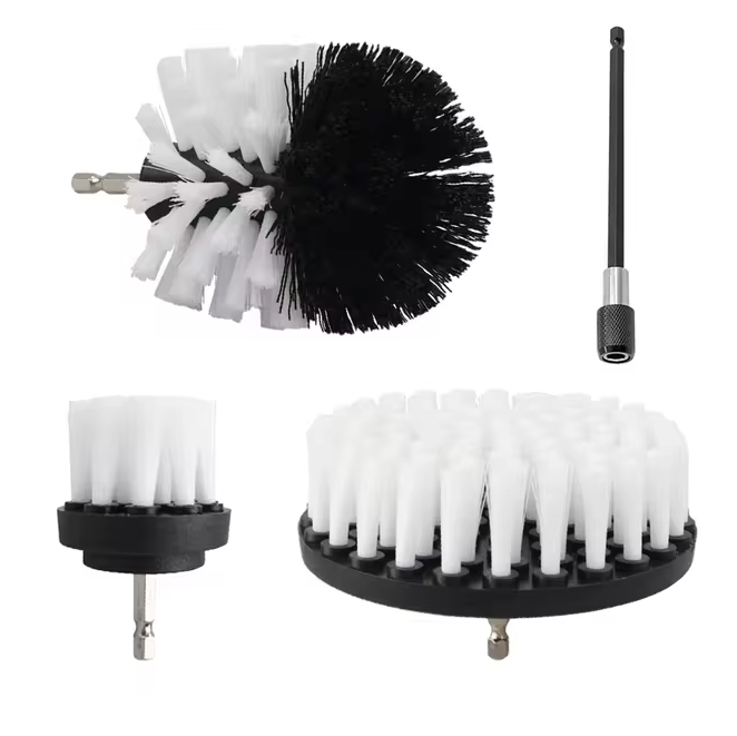 3pcs Power Scrubber Brush Attachment Set with Extender