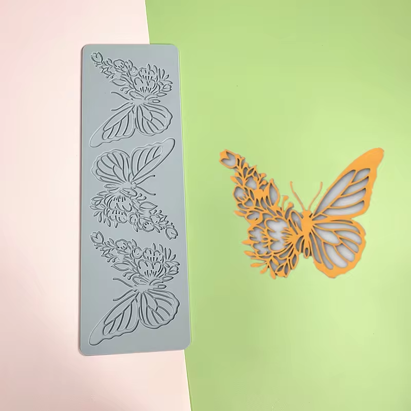 Hollow Out Butterfly Honeycomb Sugar Flipping Lace Pad for Baking