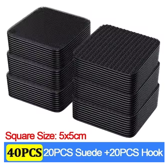 40pcs Carpet Fixing Stickers Square Double High Adhesive