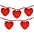 Heart String Lights 10 Count Valentine's Day Decorations, 7.5Ft