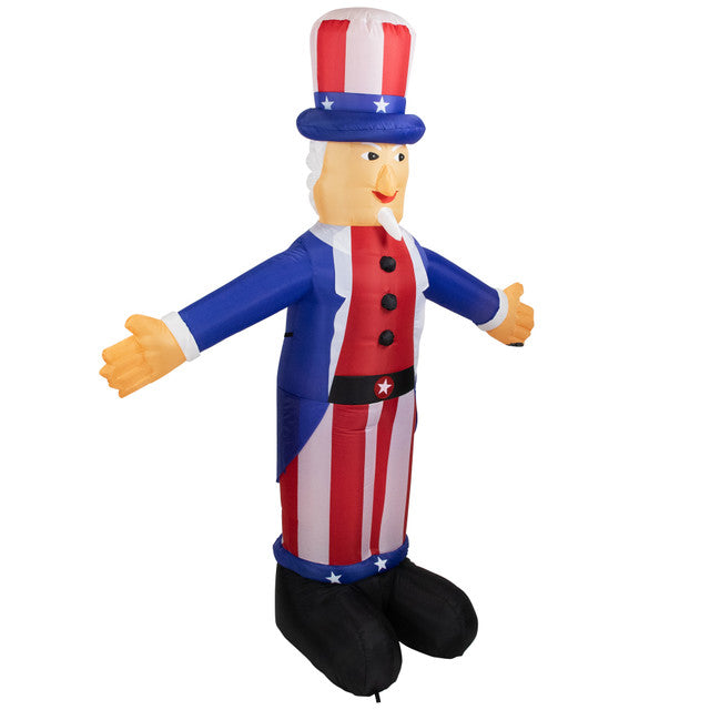 Inflatable Outdoor 6&#39; Lighted 4th of July Uncle Sam