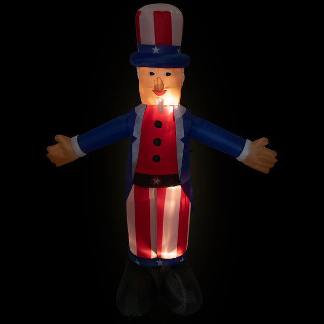 Inflatable Outdoor 6&#39; Lighted 4th of July Uncle Sam