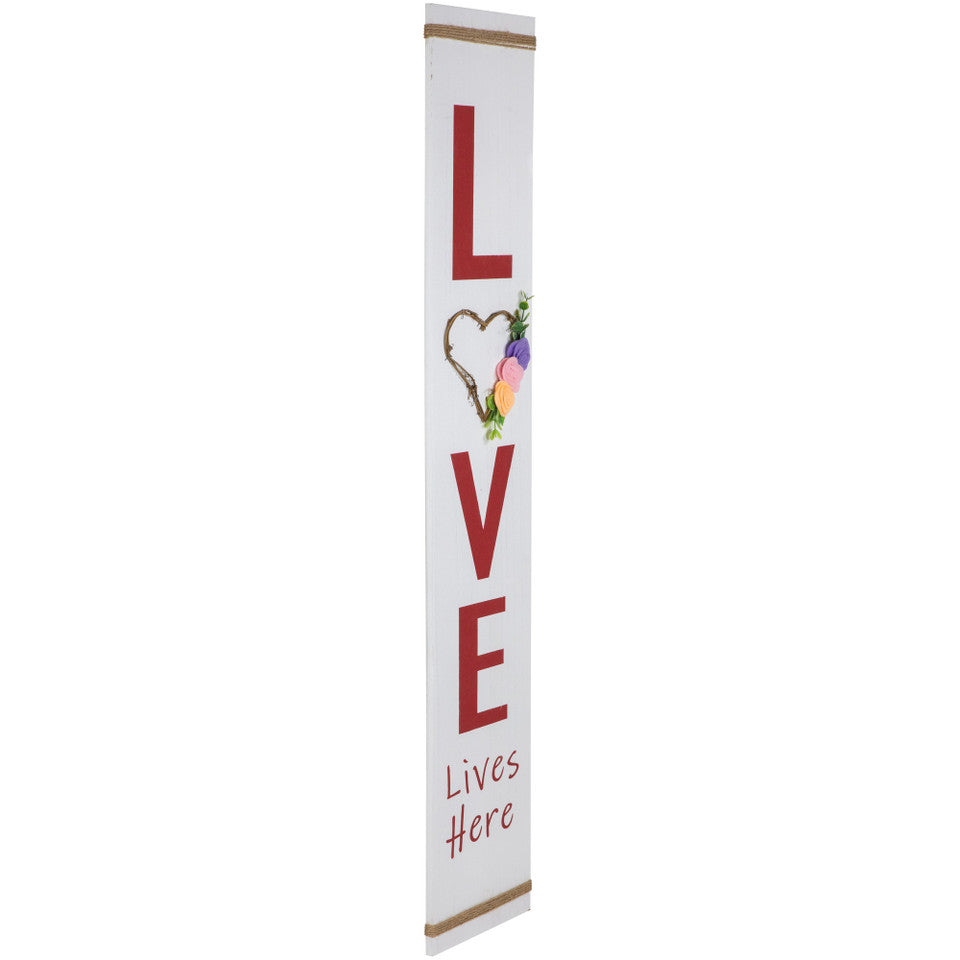 Valentines Day Porch Sign 39.25&quot; for Home Decor