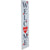 Welcome Valentine's Day Wooden Porch 38" Board Sign Decoration